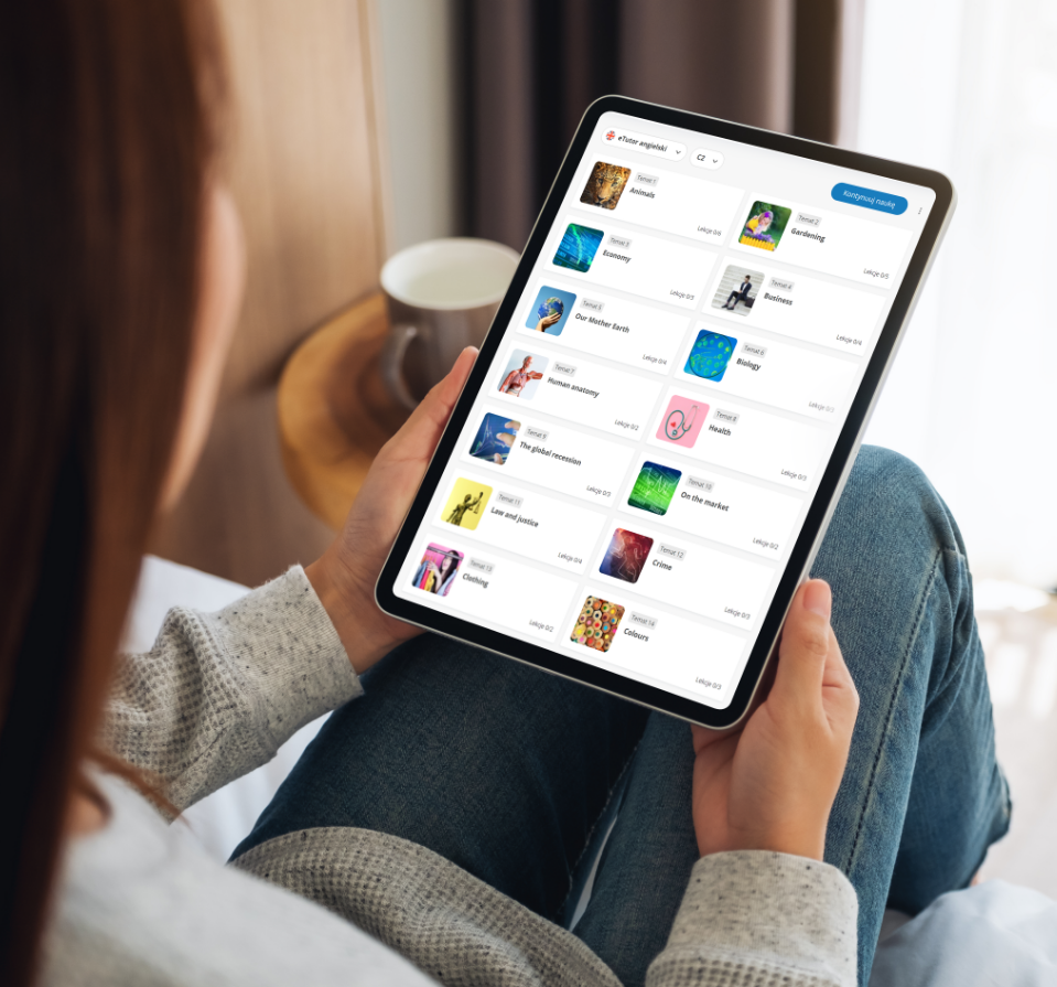 eTutor na tablecie